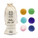 Set de 6 balles pour chat