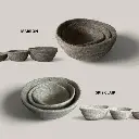 Set de 3 corbeilles