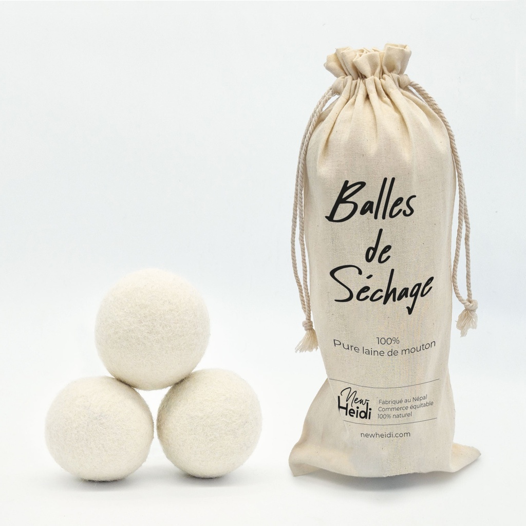 Set de 3 balles de séchage