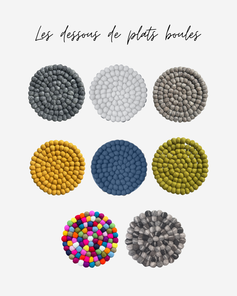 Dessous de plats boules